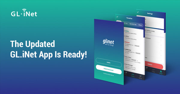 新しくなったGL.iNet Appが利用可能になりました!