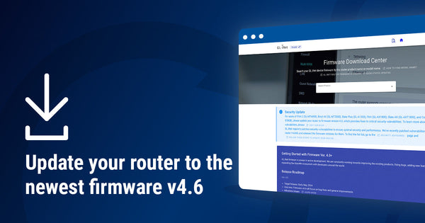 ルーターを最新ファームウェア v4.6 にアップデートする