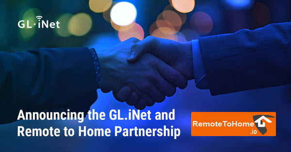 GL.iNetとRemoteToHomeの提携を発表