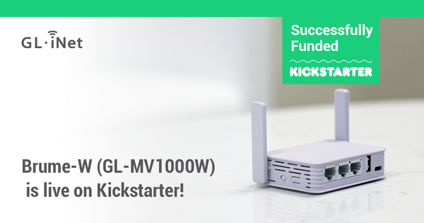 Brume-W (GL-MV1000W) がKickstarterで公開されました！