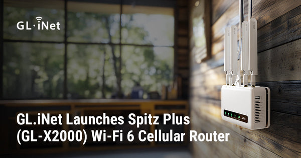 GL.iNet、Spitz Plus（GL-X2000）Wi-Fi 6セルラールーターを発売