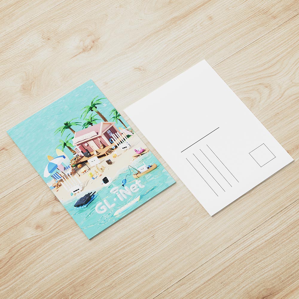 GL.iNet Postcard:Travel Router-Season Themed Postcards|SET: 5PCS