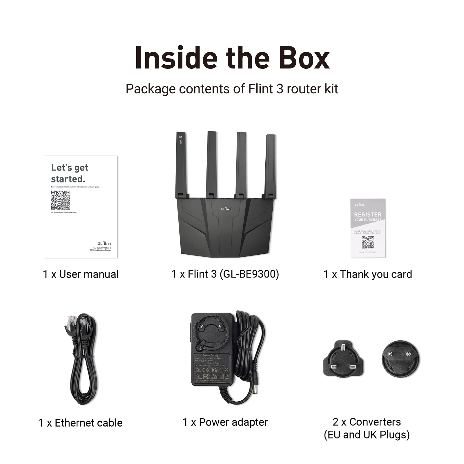 Flint 3 (GL-BE9300) | Tri-band Wi-Fi 7 Home Router — GL.iNet