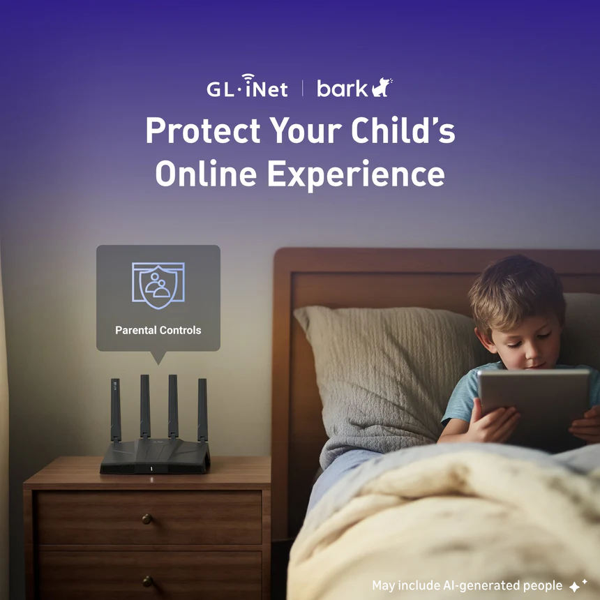 Flint 3 (GL-BE9300) Tri-band Wi-Fi 7 Home Router
