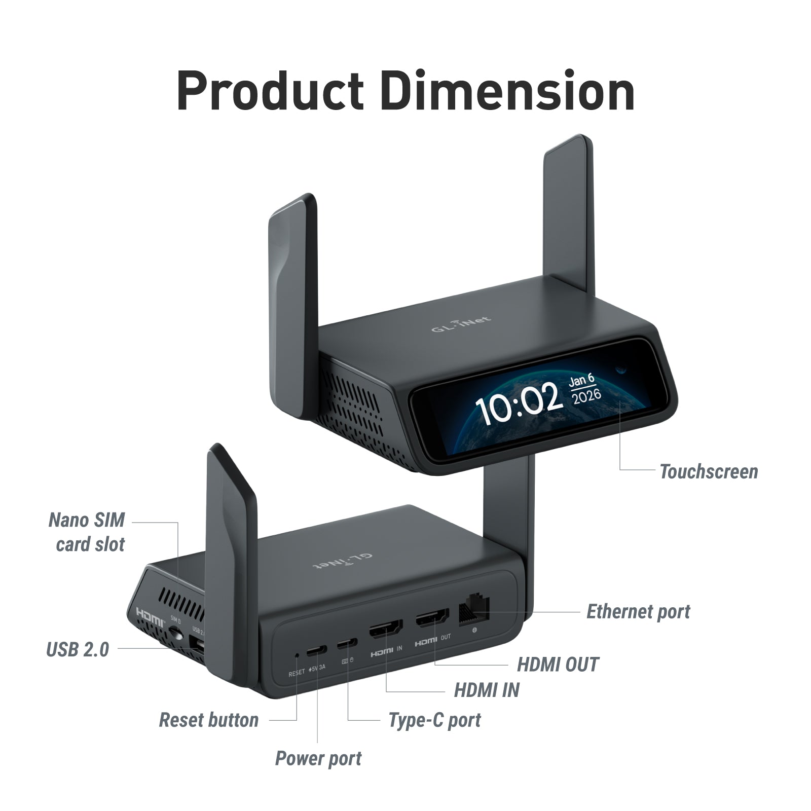 Comet 5G (GL-RM10RC) | World's First 5G RedCap Wi-Fi 6 Remote KVM
