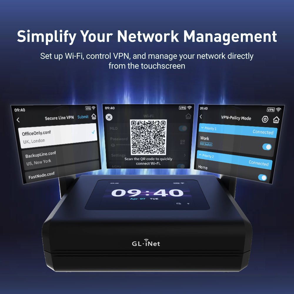 Slate 7 Pro (GL-BE10000) Tri-band Wi-Fi 7 Travel Router