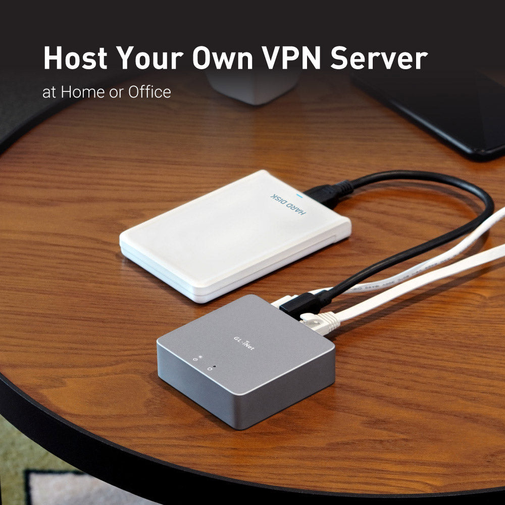 Brume 2 (GL-MT2500/MT2500A) VPN Security Gateway | ABS Plastic | Aluminium Alloy