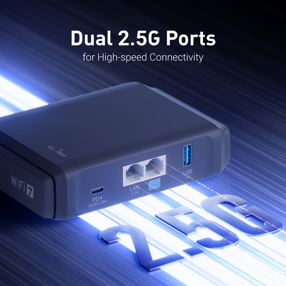 Slate 7 (GL-BE3600) | Portable Wi-Fi 7 Travel Router — GL.iNet