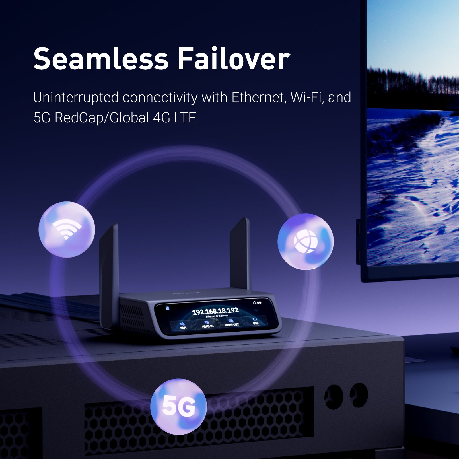 Comet 5G (GL-RM10RC) | World's First 5G RedCap Wi-Fi 6 Remote KVM