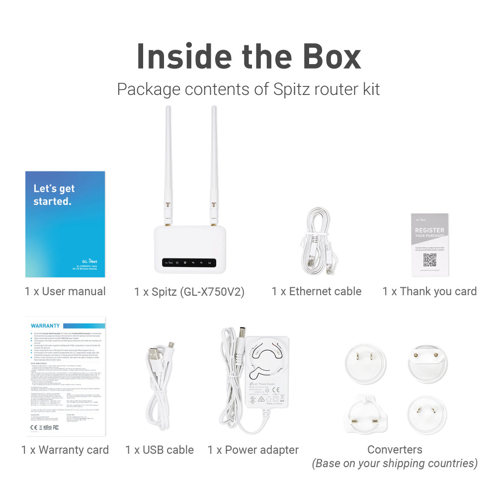 Spitz (GL-X750) | 4G LTE Smart Router — GL.iNet