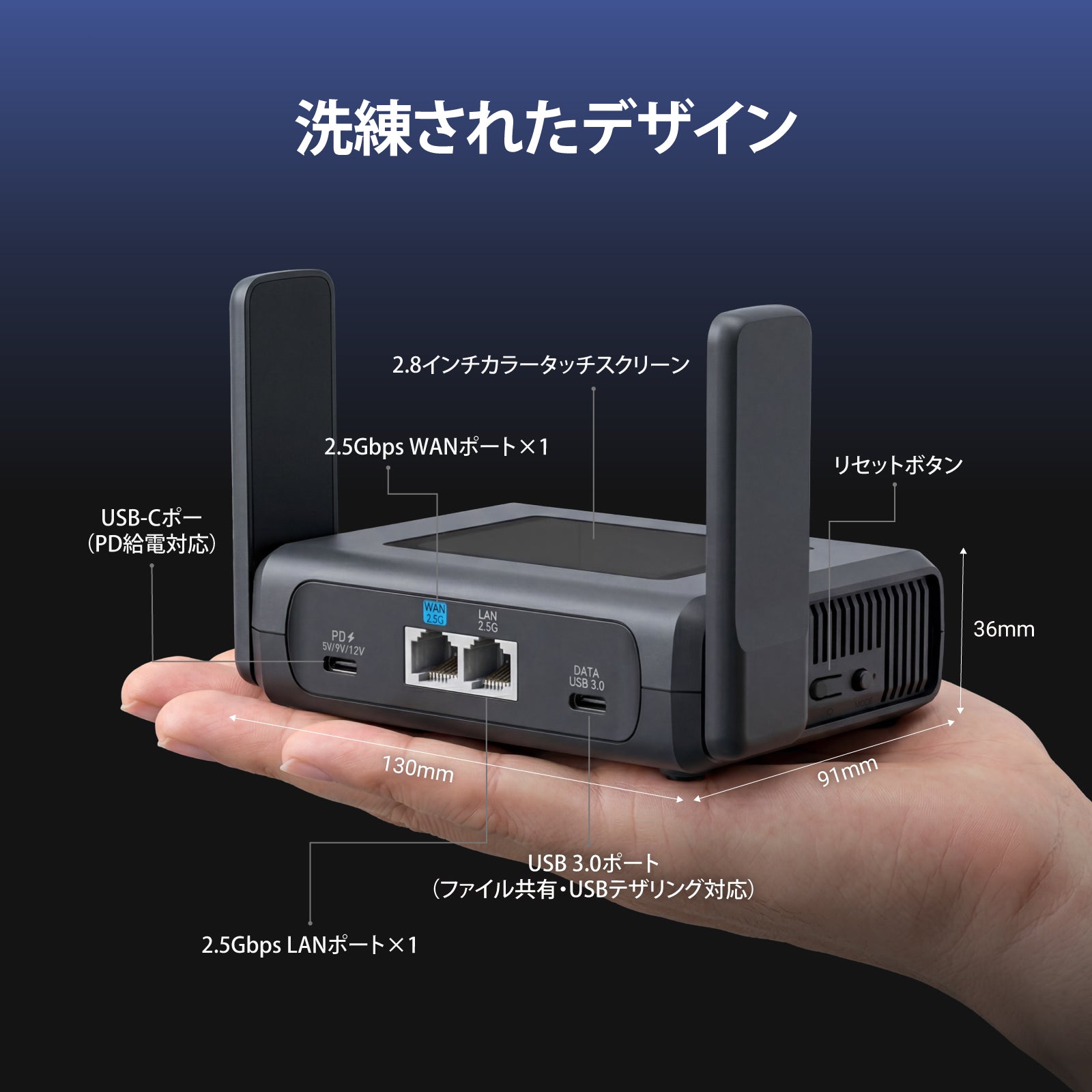 Slate 7 Pro (GL-BE10000) | トライバンドWi-Fi 7トラベルルーター