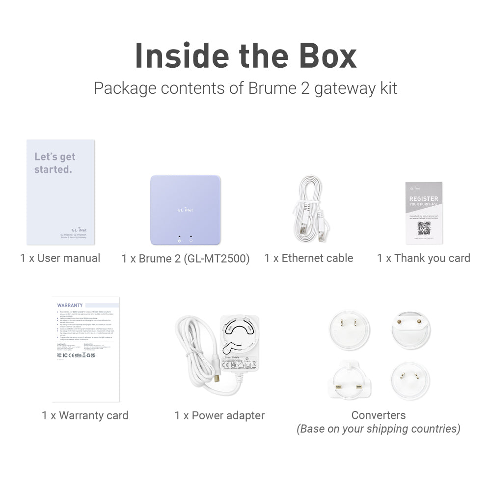 Brume 2 (GL-MT2500) | Security Gateway for Remote Access — GL.iNet