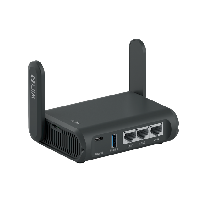 Slate AX (GL-AXT1800) router podróżny Wi-Fi 6