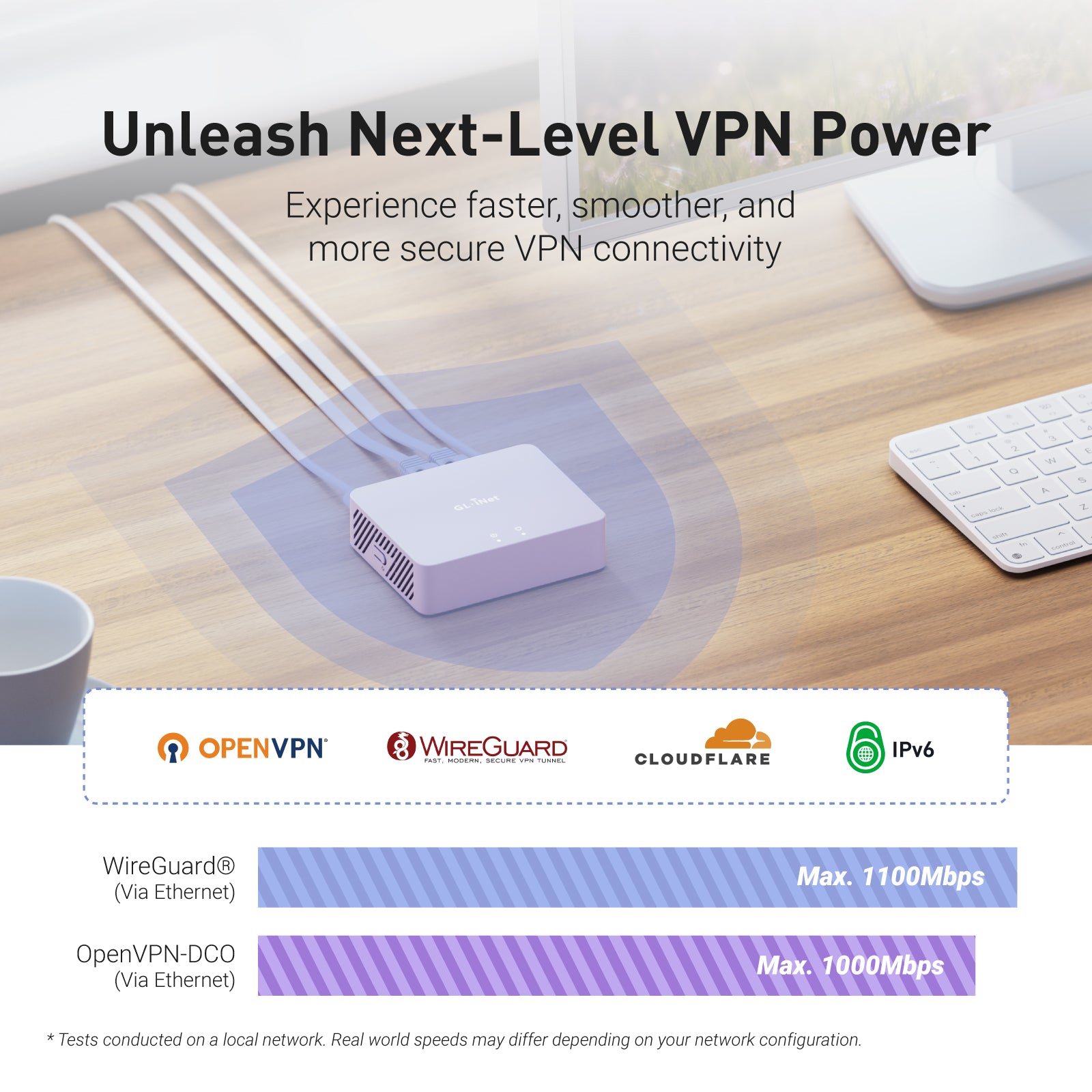 GL.iNet MT5000 有線接続専用 高速VPN セキュリティゲートウェイ Brume 3 (GL-MT5000) High-Speed VPN Security Gateway — GL.iNet