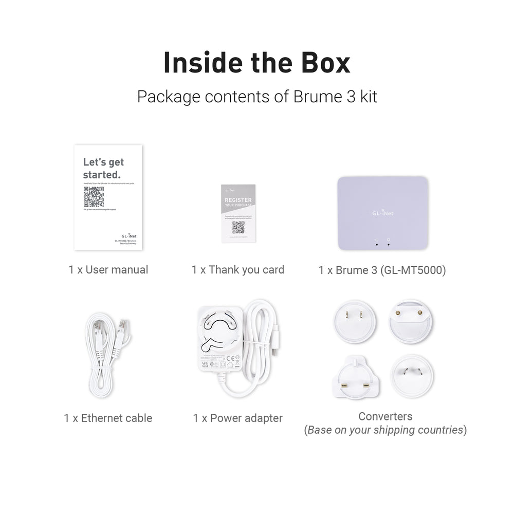 Brume 3 (GL-MT5000) High-Speed VPN Security Gateway