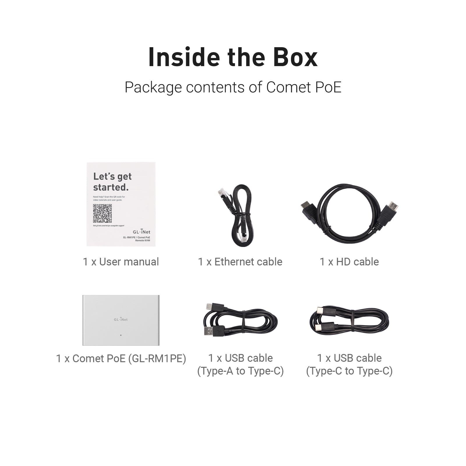 Comet PoE (GL-RM1PE) | Powered-over-Ethernet Remote KVM — GL.iNet