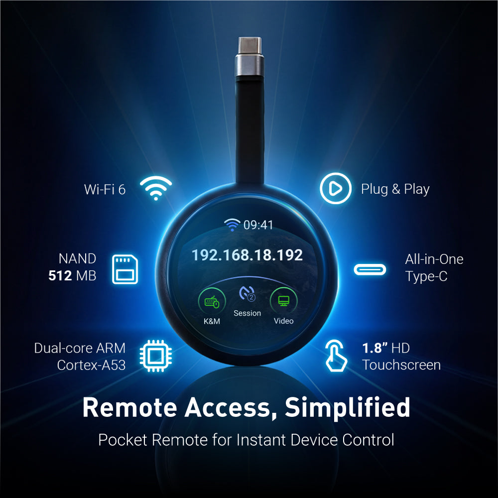 Comet Q (GL-RMQ1) All-in-One USB Remote KVM with Wi-Fi 6