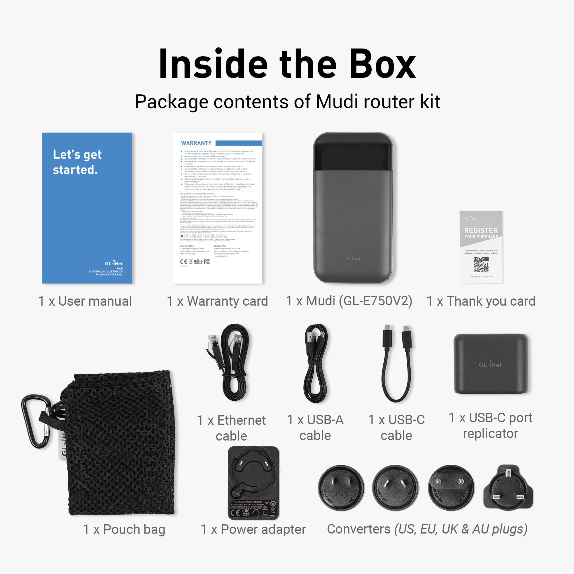Mudi V2 (GL-E750V2) | Portable 4G LTE Router — GL.iNet